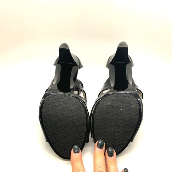 ichael Kors zippered heels in black patent leather – size 10 - Picture 7 of 7